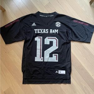 Adidas Texas A&M Aggie black jersey
